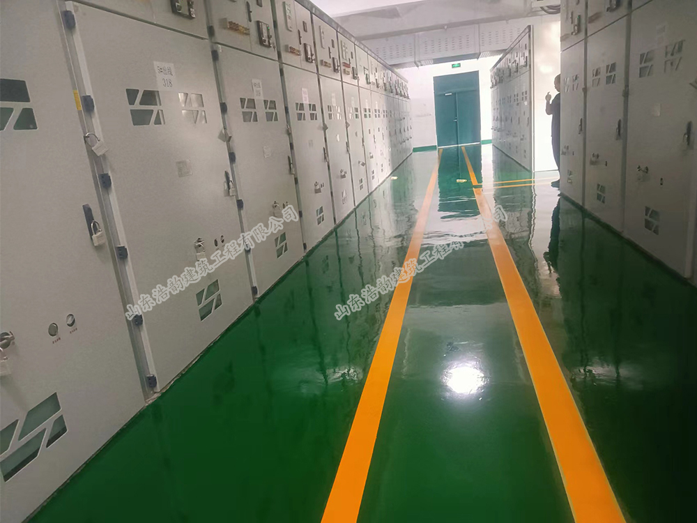 山東昊邦化學(xué)有限公司(車(chē)間環(huán)氧防靜電自流平、環(huán)氧平涂）